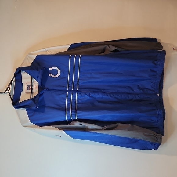 Vintage Indianapolis Colts NFL Team Apparel SI Windbreaker Full Zip Size XXL NWT - Picture 2 of 12